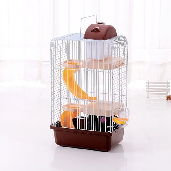 Three Storey Luxury Villa Cage Custom Fold, Hamster Cage Villa Cage for Smallpet - Picture 12 of 14